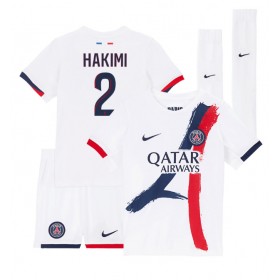 Paris Saint-Germain Achraf Hakimi #2 Auswärtstrikot 2024-25 Kurzarm (+ kurze hosen)